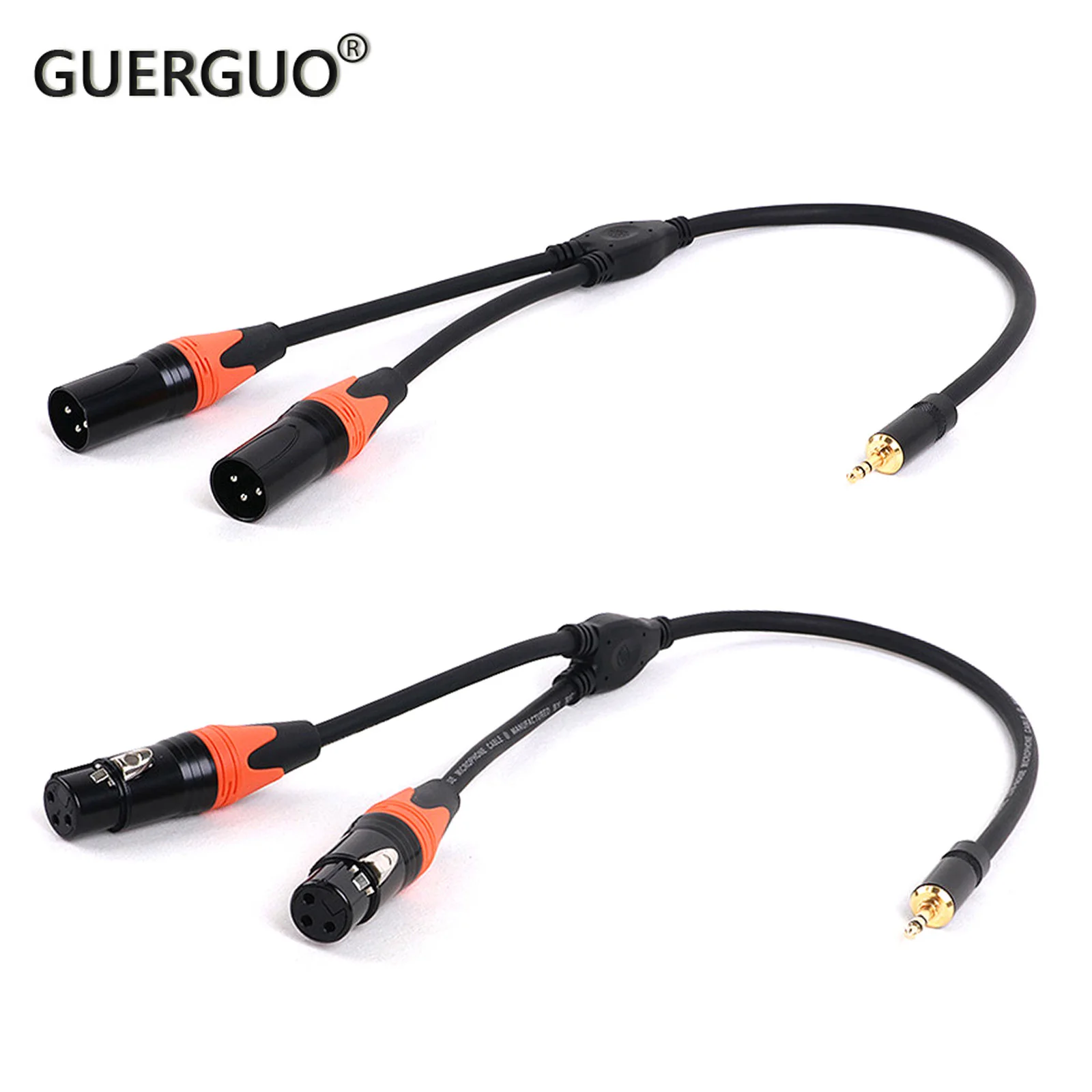 Фото Кабель для микрофона 3Pin мама/папа XLR на 1/8 (3,5 мм) №1