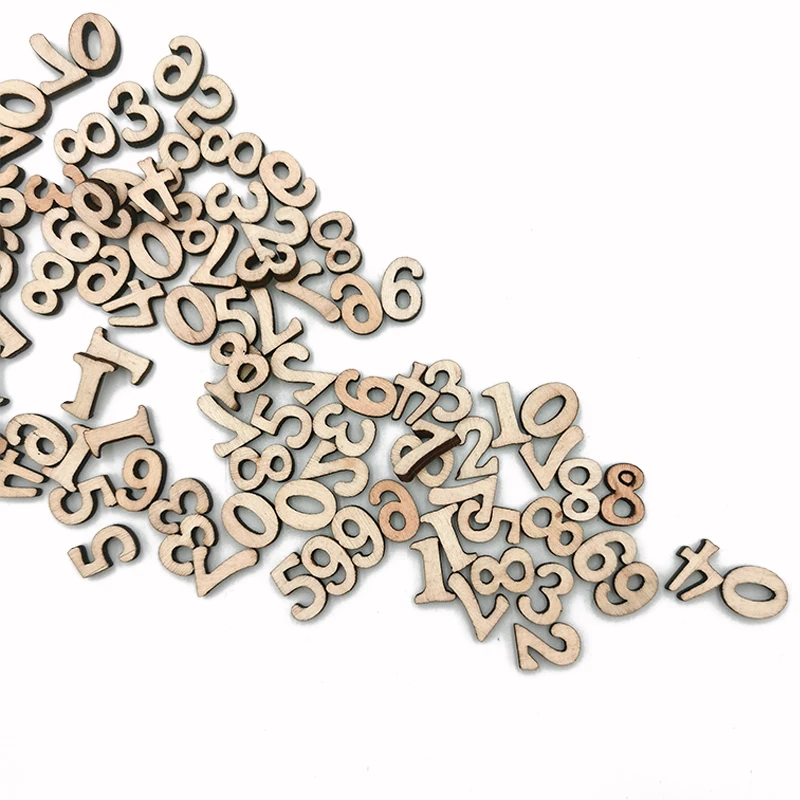 50 шт. 0-9 деревянная фанера сделай сам |