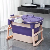 freestanding bathtub hydromassage bubble adult folding bathtub sauna baignoire pliable adullte portable bathtub postpartum