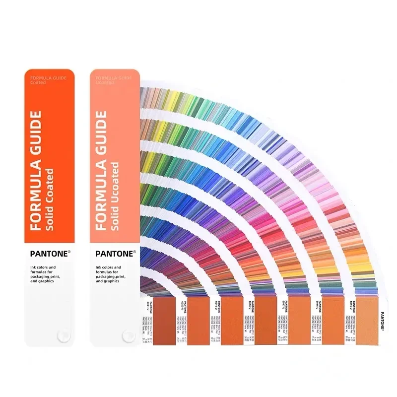 Новая версия 2 книги C/U Pantone Color Guide GP1601B Набор формулы с твердым покрытием и без