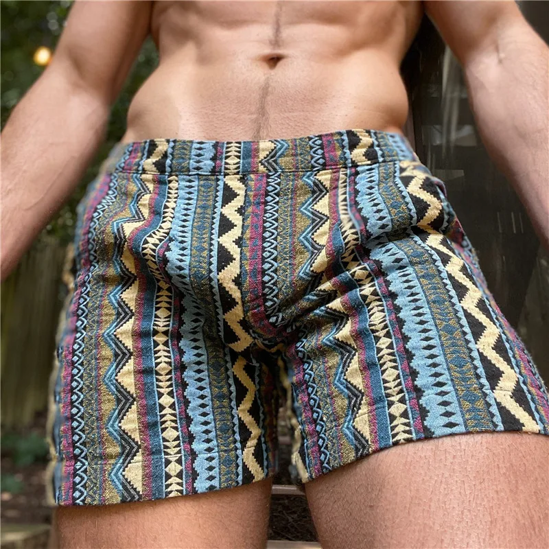 

2023 Latest Trendy Print Vintage Style Shorts Harbor Style Beach Quick Dry Shorts Hawaiian AOP