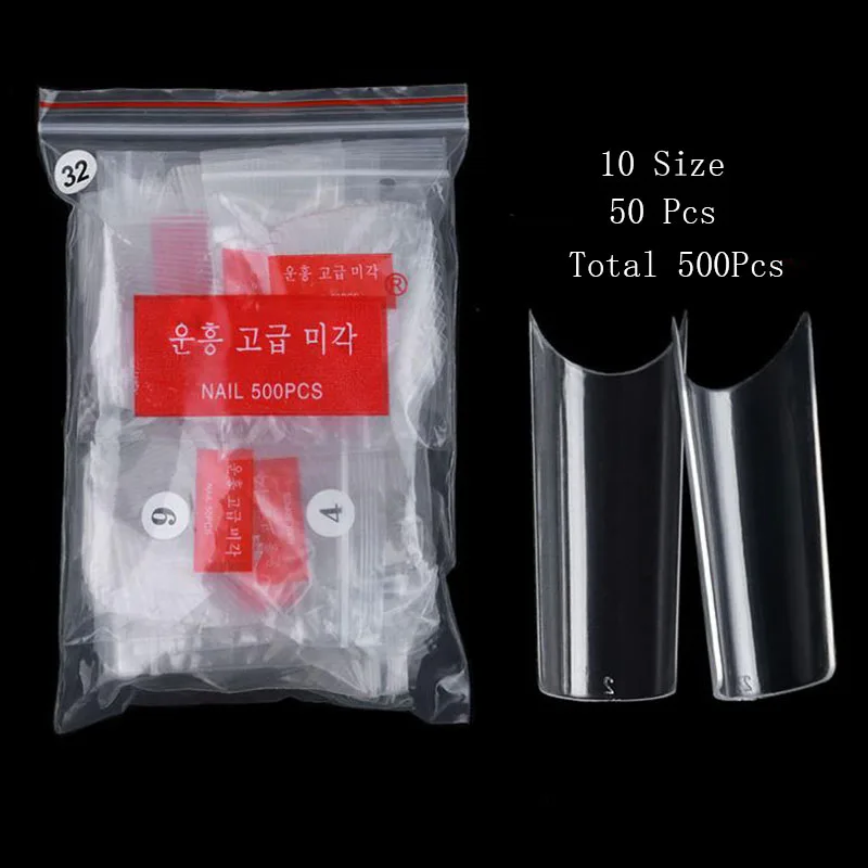 

Сверхдлинные квадратные накладные ногти XL C изогнутые прямые ногти маникюр Дизайн ногтей декоративные инструменты искусственные акриловые накладные ногти