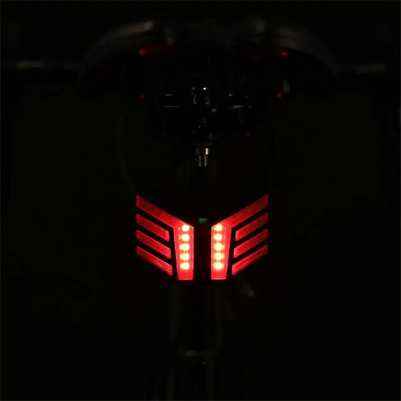 

Riding Tail Light With Loud Speakers Wireless Remote Control Turning Signal Smart Induction Bright Powerful Warning Lamp