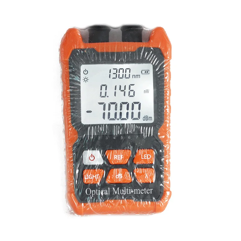 Optical Power Meter Red Optical All-in-one Machine with Network Cable Test RJ45 Mini Optical Attenuation Tester