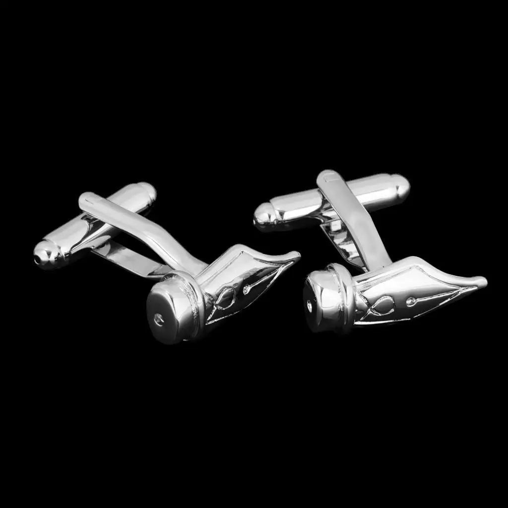 

Novelty Pen Cufflink Men Shirt Accessories Jewelery Fashion