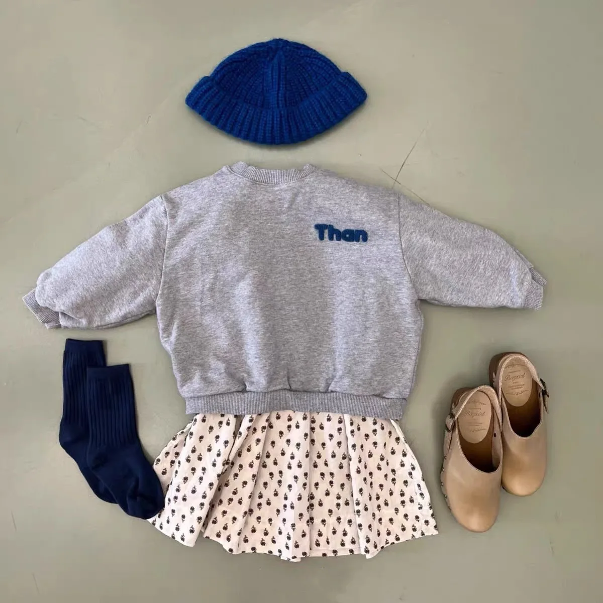 2022 Autumn New Children Letter Long Sleeve T-shirt Boy Baby Loose Sprot Casual Tees Girl Infant Cotton Pure Color Tops Clothing