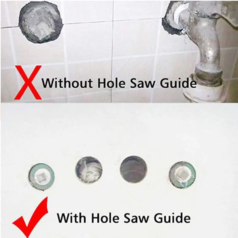 

Adjustable 4-83mm Drill Bit Glass Tile Hole Saw Core Bit Guide Openings Locator