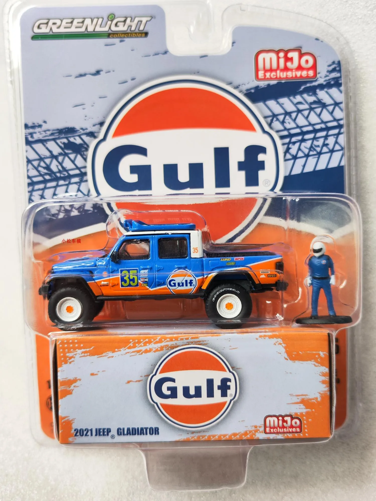 

Модель автомобиля MiJo 1:64 2021 Jeep Gladiator-модель автомобиля заливного залива