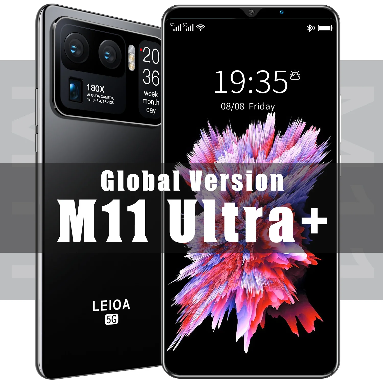 M11 ULTRA Global Version 2022 Smart Phone Android 10.0 4G 5G Dual SIM Smartphone 10 Core 6GB 128GB 24MP+48MP 6.1 inch Smartphone