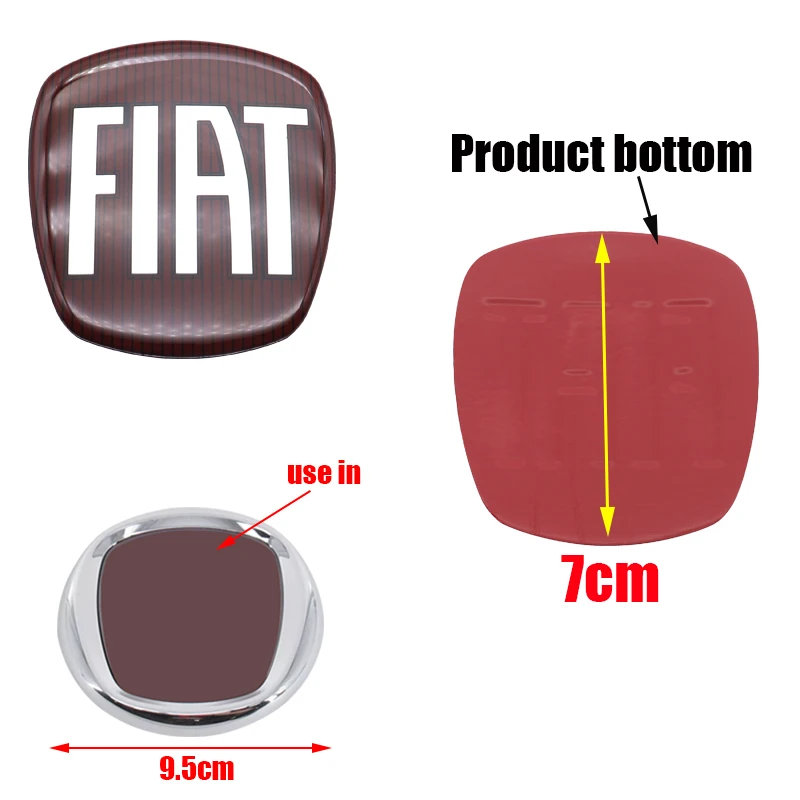 

3D 7 см 7,5 см 9 см эпоксидная смола автомобиля передний логотип передняя решетка передний капот задний бампер задняя дверь багажник эмблема наклейка аксессуары для 500