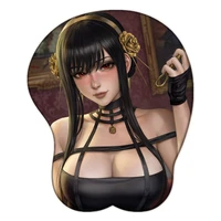 new anime spy%c3%97family 3d breast mouse pad yor forger briar soft silicone big opaii mousepad with wrist rest desk pad