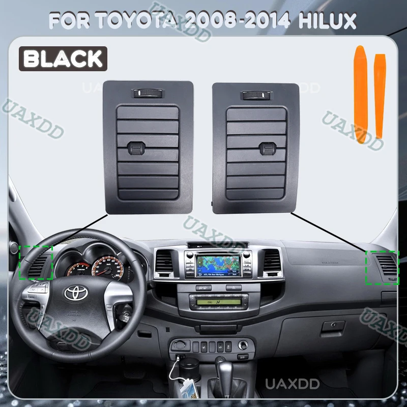 

Для Toyota 2008-2014 HILUX автомобильный кондиционер интерьер аксессуары переменного тока кондиционер вентиляционная решетка ...