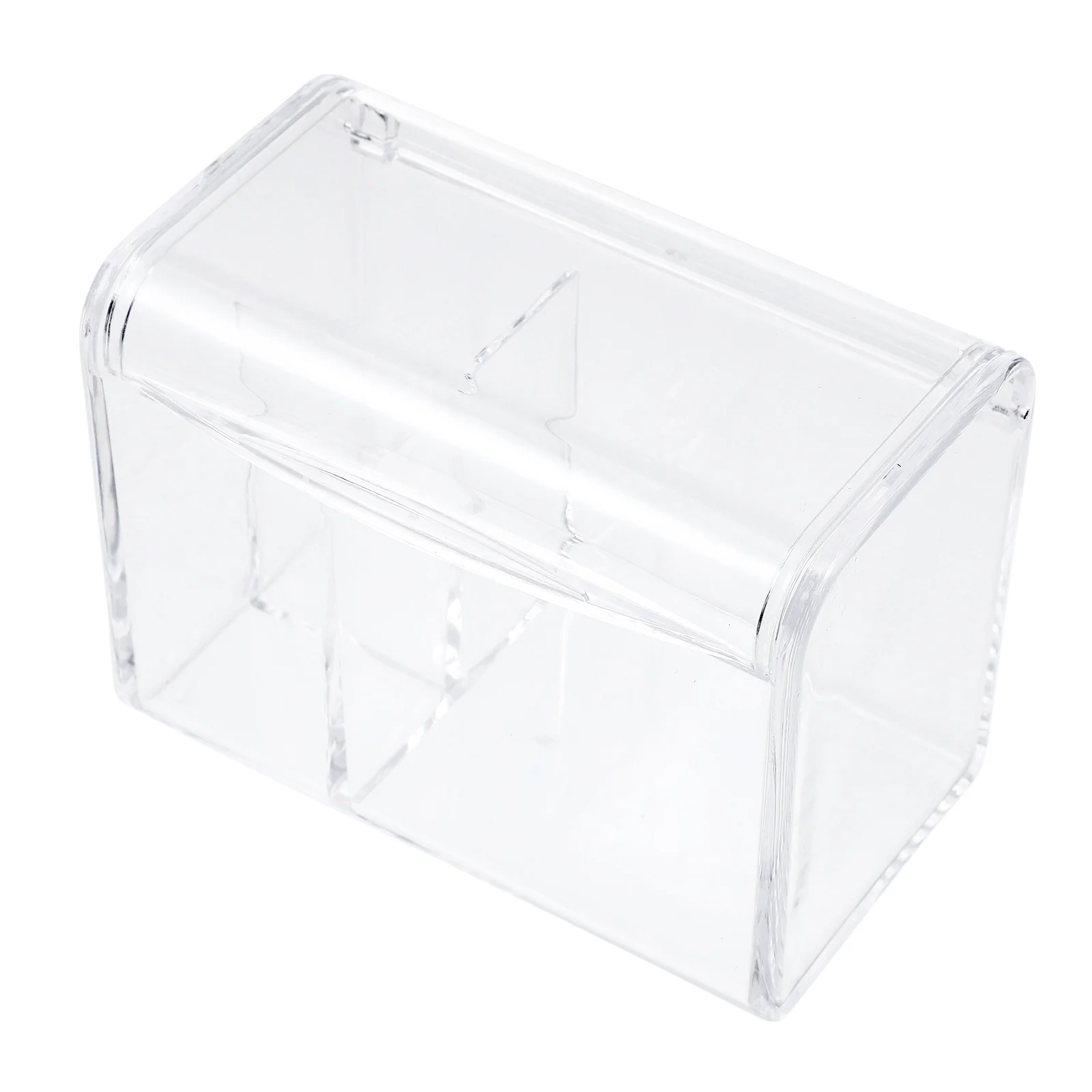 

Makeup Pad Box Acrylic Storage Organizer Makeup Brush Organizer Cotton Swab Box Holder Caddy Makeup organizer