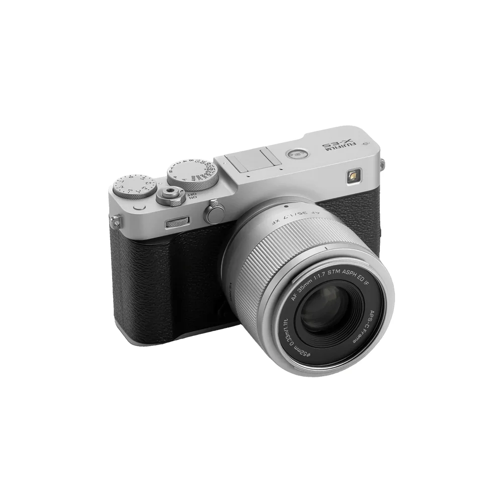 Фото Объектив Viltrox Air Series APS-C с автофокусом, серебристый, для Fuji X Mount: 56mm f1.7/35mm f1.7/25mm f1.7/15mm f1.7/9mm f2.8 №2