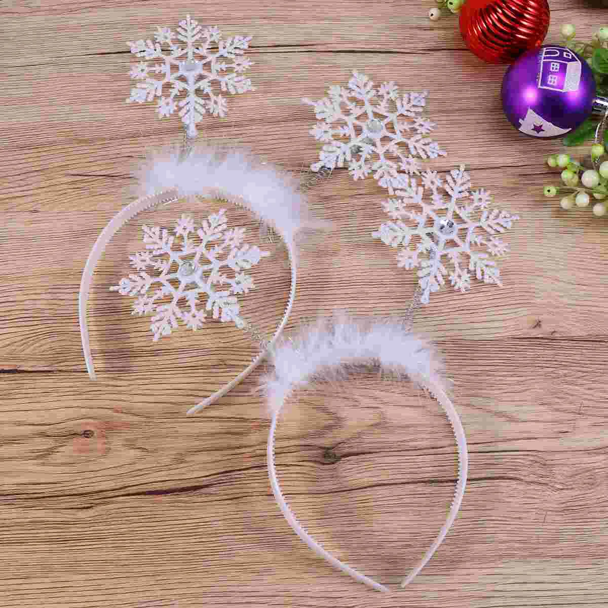 

Snowflake Hair Band Hair Bands Reindeer Antlers Headband Christmas Headdress Christmas Headwear Hair Bands