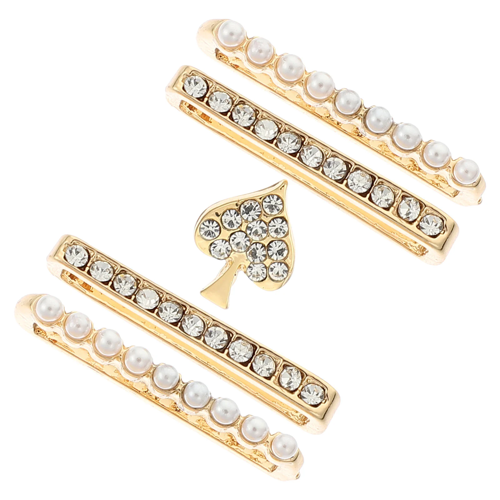 

Watch Band Charms Watchband Strap Charm Decordecorative Rhinestone Rubberbeads Bling Metal Decoration Bands Silicon Ring Pearl