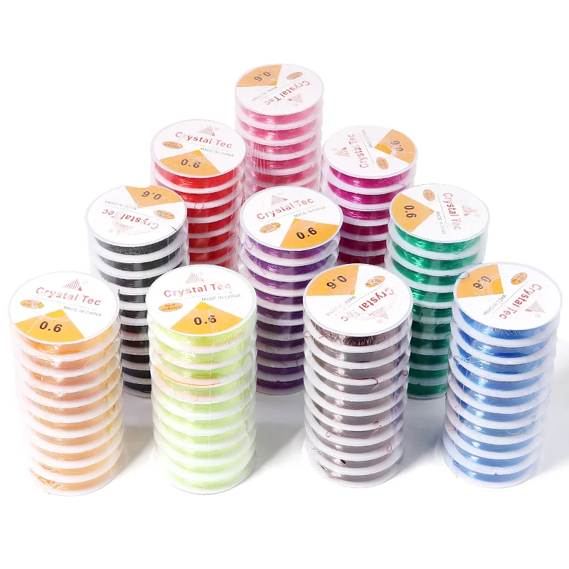 5/10 рулонов эластичная веревка круглая Хрустальная линия резиновый шнур