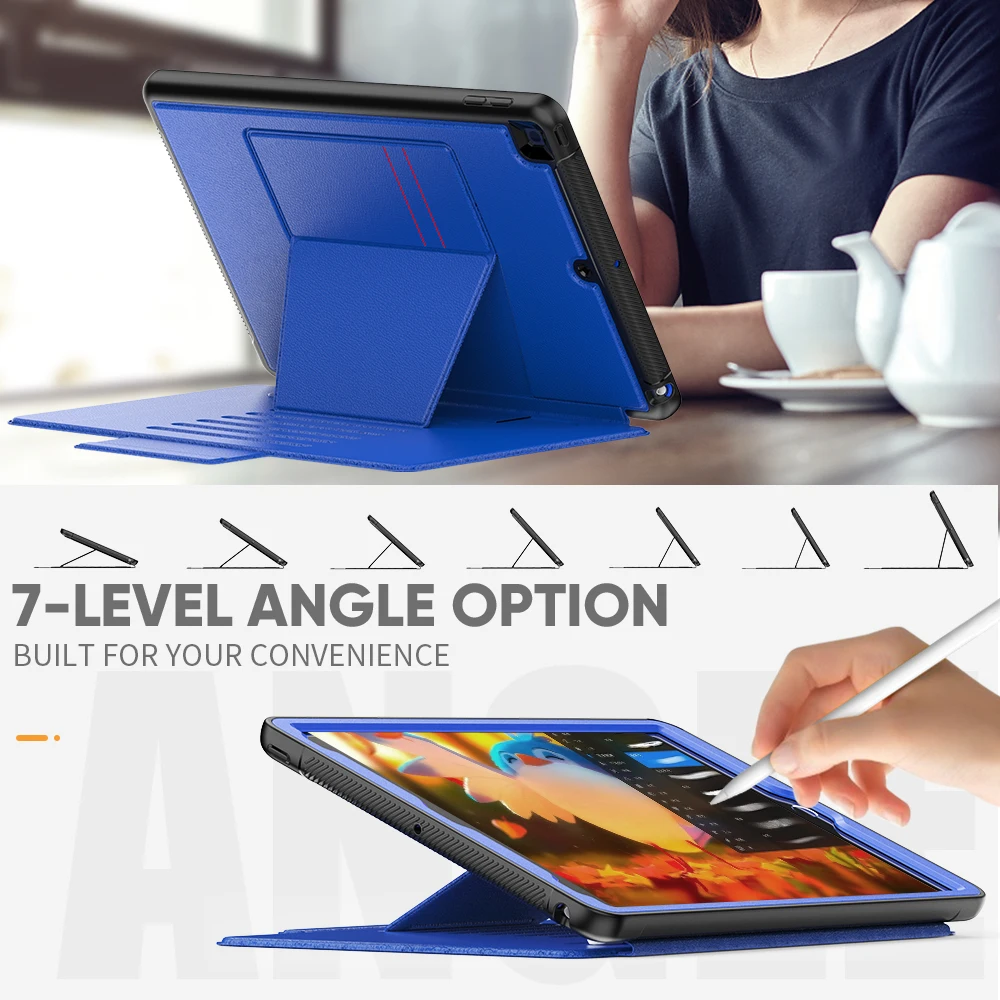 

Case for IPad 5th 6th 9.7inch Magnetic Auto Sleep Shockproof Case for IPad 7 8 9th 10.2 Air4 5 10.9 Pro11 with Pen Holder Funda