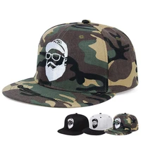 2022 hot selling uncle beard embroidery mens baseball cap outdoor trucker cap hip hop buckle cap wholesale