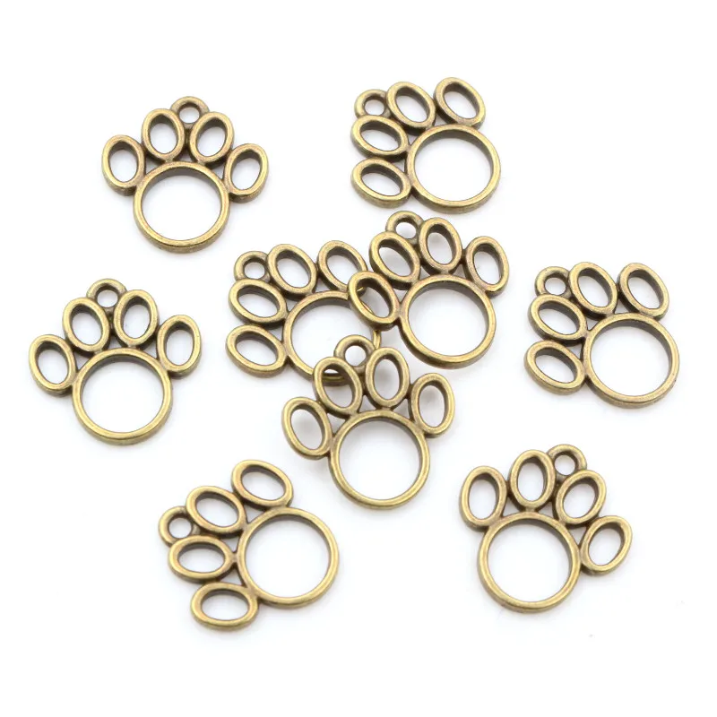 Бронзовые древнегреческие подвески в виде кота/собаки набор из 40 шт.