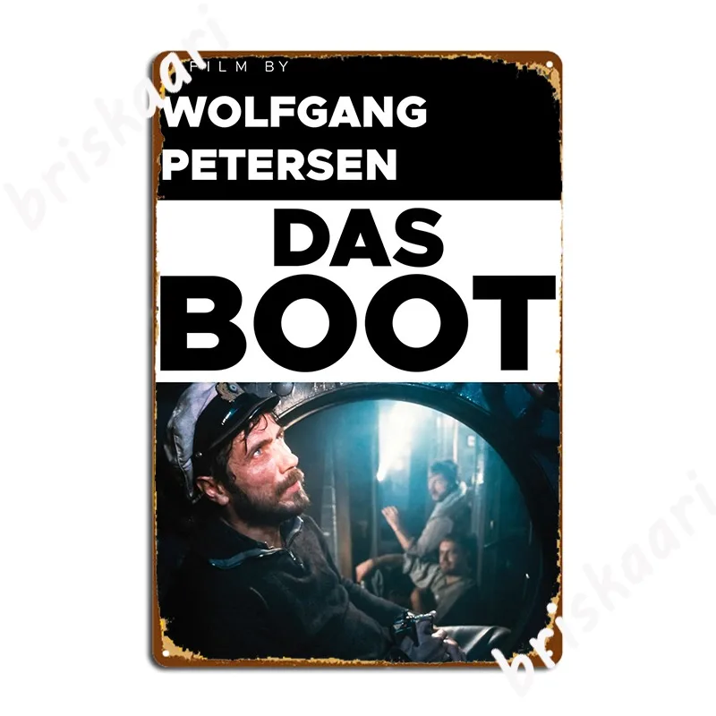 Плакат из альтернативной пленки Das Boot 1981, металлический плакат с табличкой, Настенная роспись, барная пещера, персонализированный клубный жестяной плакат с знаком