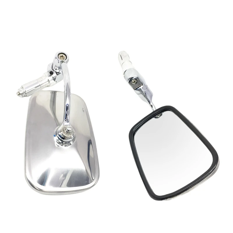 Motorcycle 7/8Inch 22MM Handlebar End Side Mirrors for Coffee Racers Scooters Off-Road Bikes