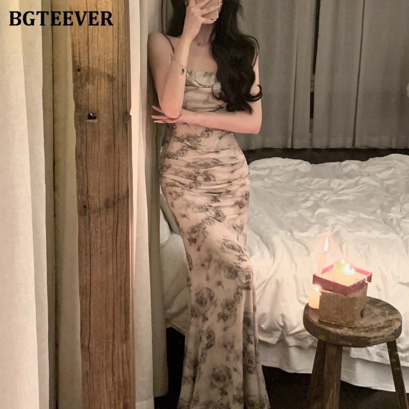 Платье BGTEEVER винтажное летнее