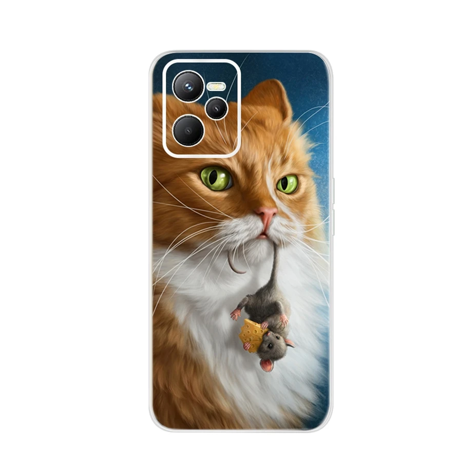 Новинка 2022 Модный мягкий силиконовый чехол для Realme C35 телефона Oppo C 35 RMX3511 RealmeC35