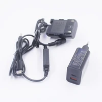 camera dummy battery dr e6 dc coupler ack e6 power adapter usb c cable pd charger for canon eos 5d2 5d4 7d2 70d 80d 60d cameras