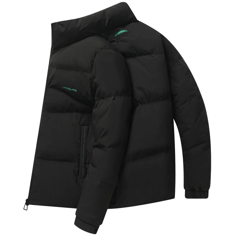 2022 New Arrival Men Black Khaki Puffer Basic Coats Green Lining Lightweight Thermal Puf Parkas Male Winter Casual Warm Jackets