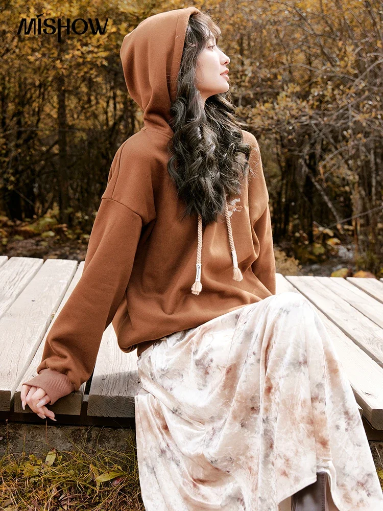 MISHOW французские винтажные юбки с высокой талией и цветочным принтом для женщин