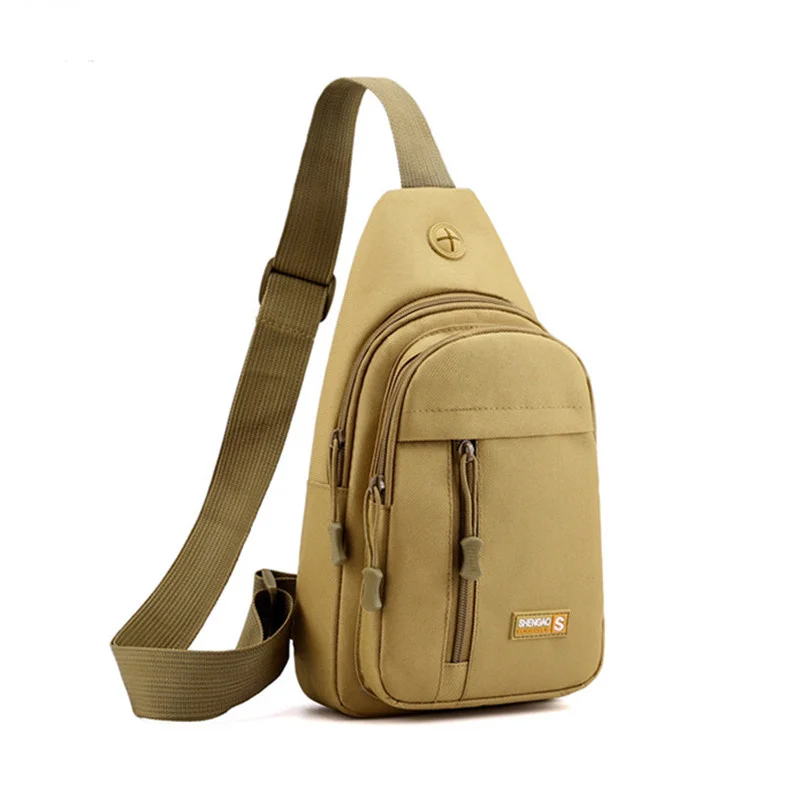 

Fashion Sports Men's Chest Bag Outdoor Crossbody Bag Casual Male Shoulder Messenger Bag Multi-Function Sling Bag For Man
