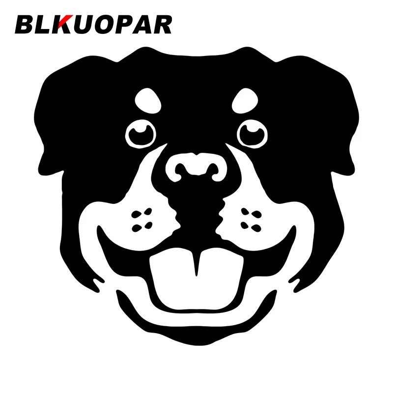 

BLKUOPAR Rottweiler голова собаки автомобильные наклейки водонепроницаемые аниме вырезанные наклейки забавная личность ярлык для автомобиля