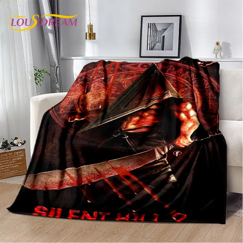 Мягкое плюшевое одеяло тихий Хилл из фильма ужасы фланелевое покрывало для