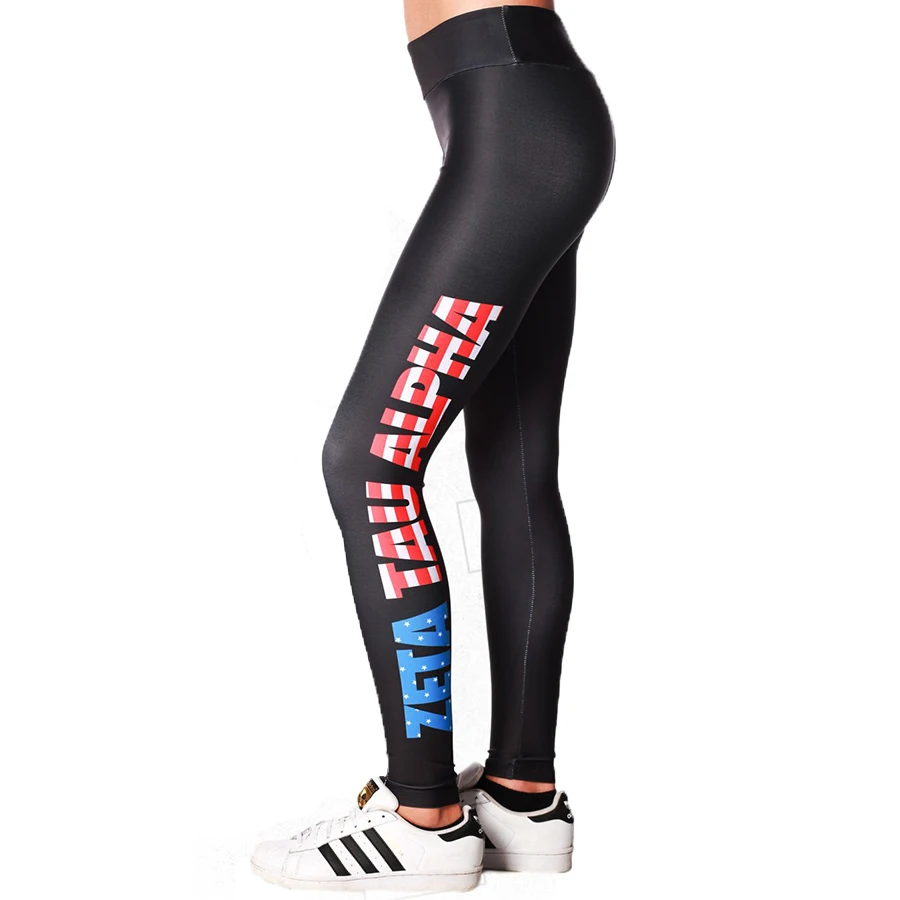 

Zeta Tau Alpha Fashion tight-fitting stretch sports yoga pants
