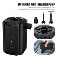 mini electric air pump wireless inflatable pump camping inflator pump rechargeable air compressor for outdoor air mattress