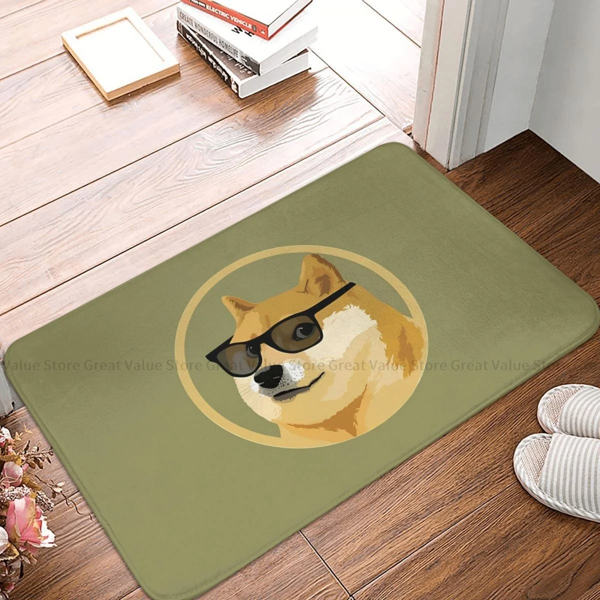 

Коврик для ванной Doge Dogecoin, коврик для кухни, коврик для балкона, домашний декор