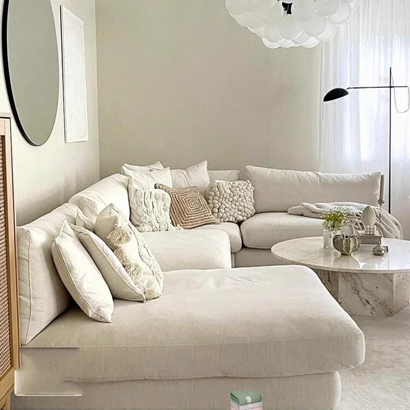 Французские современные диваны для гостиной скандинавский минималистичный