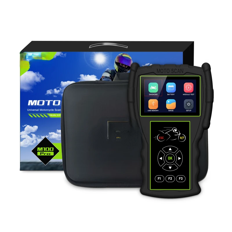 

Диагностический инструмент для мотоцикла JDiag M100 Pro, устройство для диагностики мотоцикла, иммобилайзер TPS, для