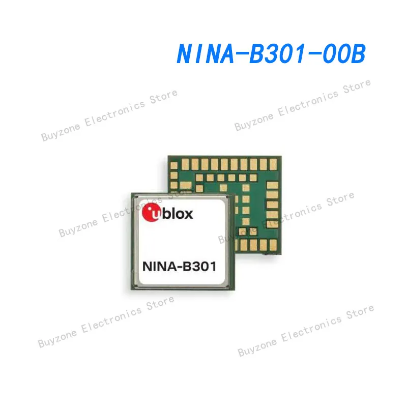 

NINA-B301-00B Bluetooth модули-802.15.1 Bluetooth, автономный, с низким энергопотреблением, антенный контакт, открытый cpu10.0 x 11,6 мм, 500 шт./катушка