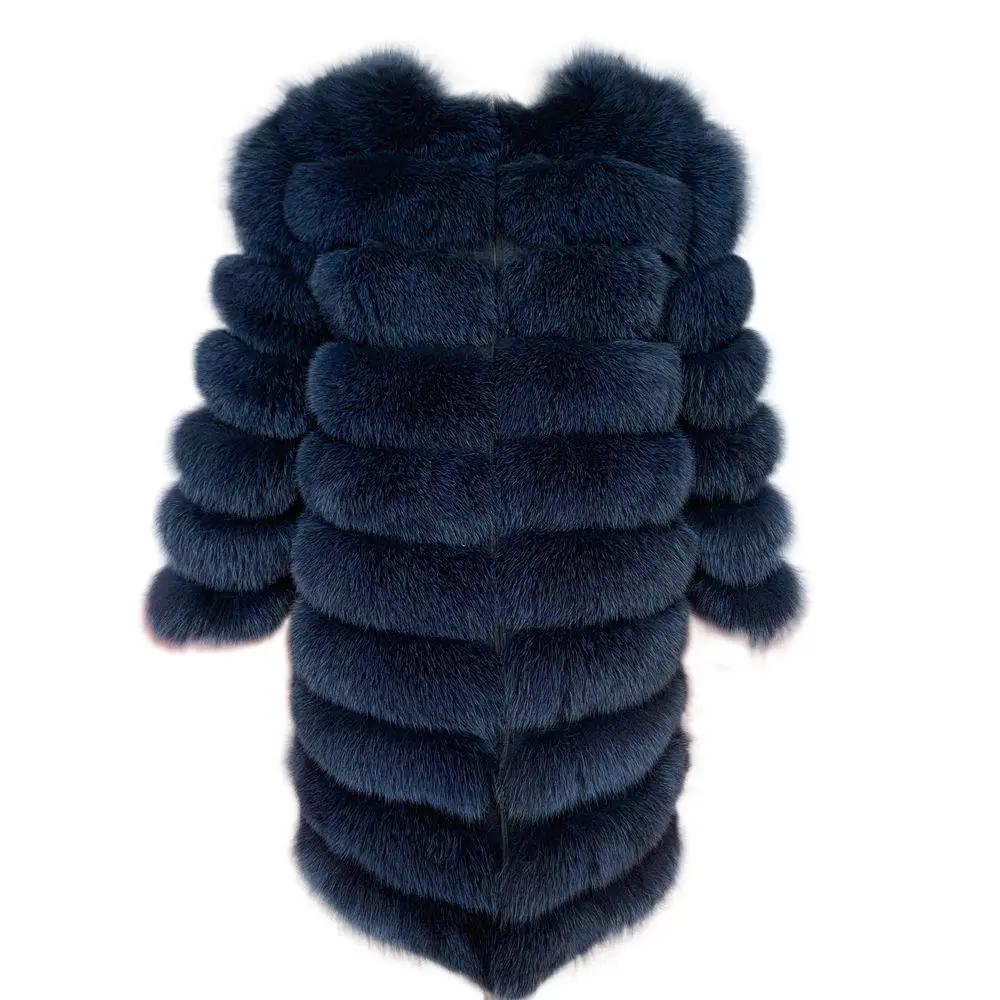 Winter Real Fox Fur Fur Coat Women Natural Real Fur Jackets Vest Fashion Temperament Thermal Outerwear For Women All-matching