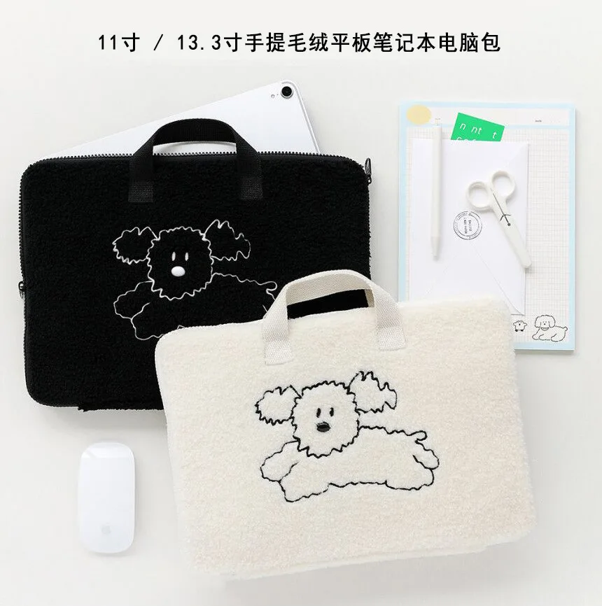 

11/13 дюймов ручная сумка для планшета ноутбука для Ipad 10 2022 Air4 5 10,9 дюймов Чехол для Pro11 12,9 Macbook Air13.3 симпатичная сумка для ноутбука