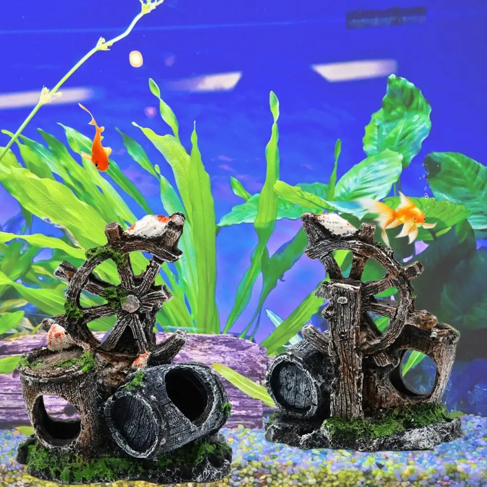 

Safe Hiding Cave Aquarium Ornament Unfading Color Fish Tank Simulation Cave Decoration Aquarium Landscaping
