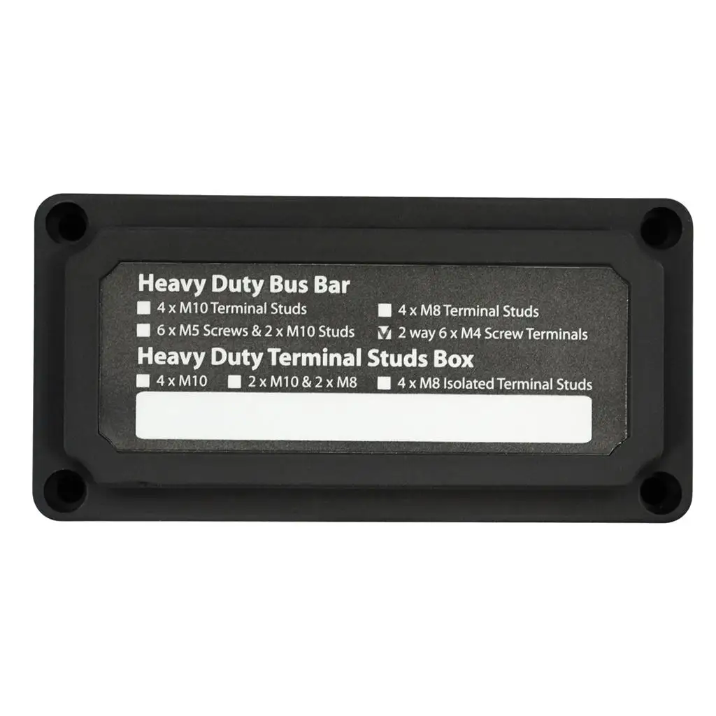 

Bus Bar Power Negative Distribution Box Terminal Amp Heavy Duty