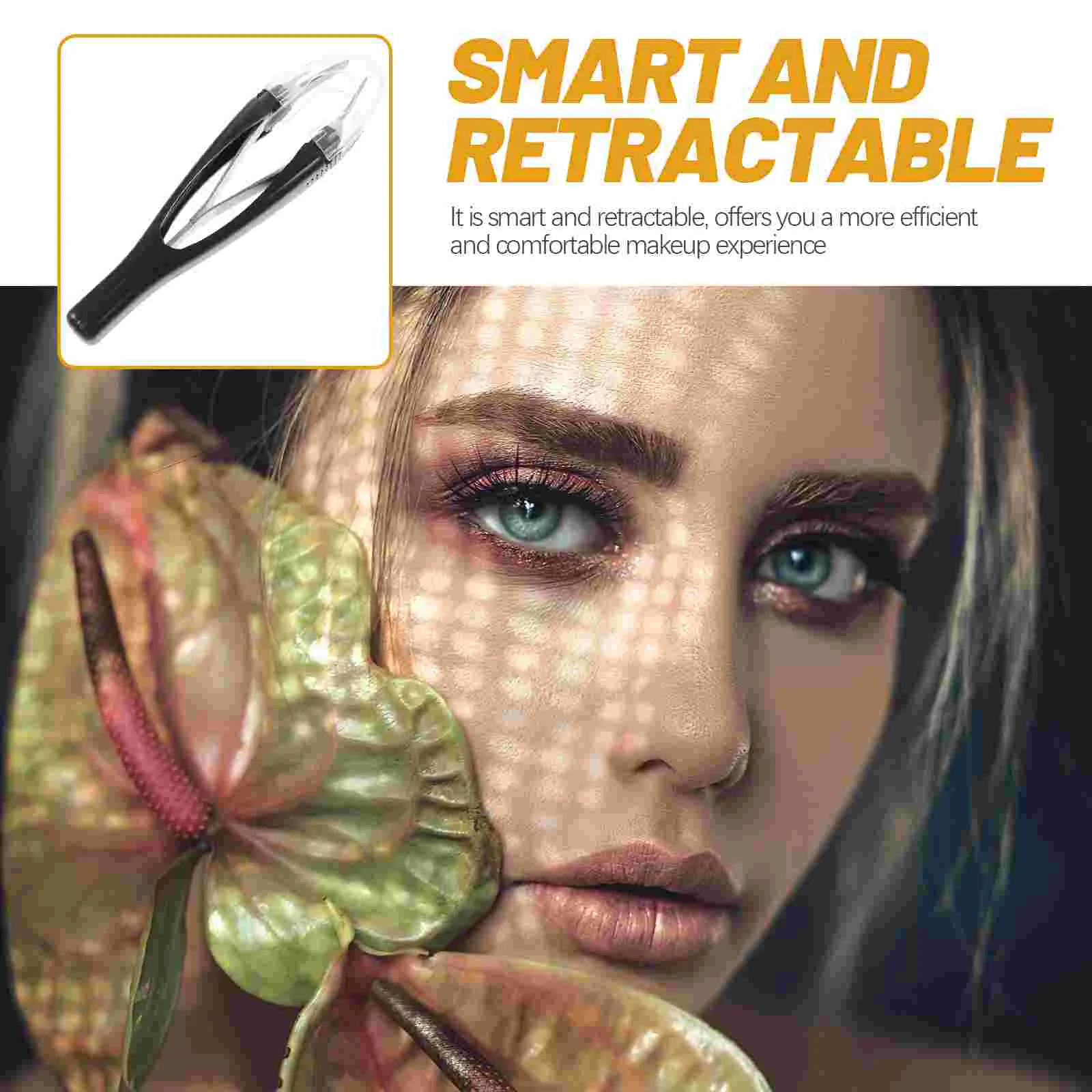 Выдвижной пинцет для бровей автоматический эластичный удаления ресниц