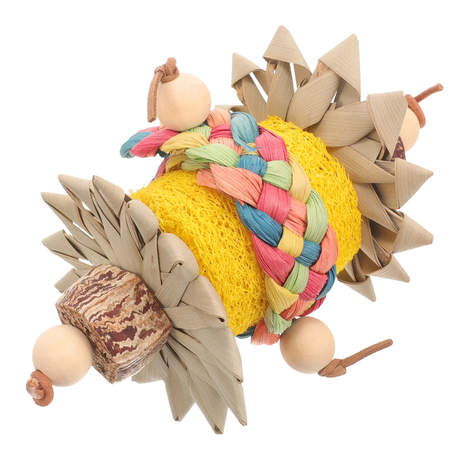 

Parrot Chewing Toy Birzee Bird Toys Parrots Molar Budgerigar Conure Palm Leaf Parakeets