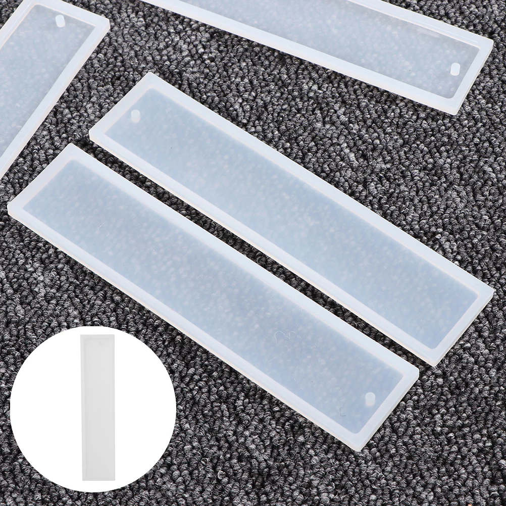 

Bookmark Silicone Mold Making Molds Bookmarker Casting DIY Epoxy Resin Ornament Safe Crystal Keychain