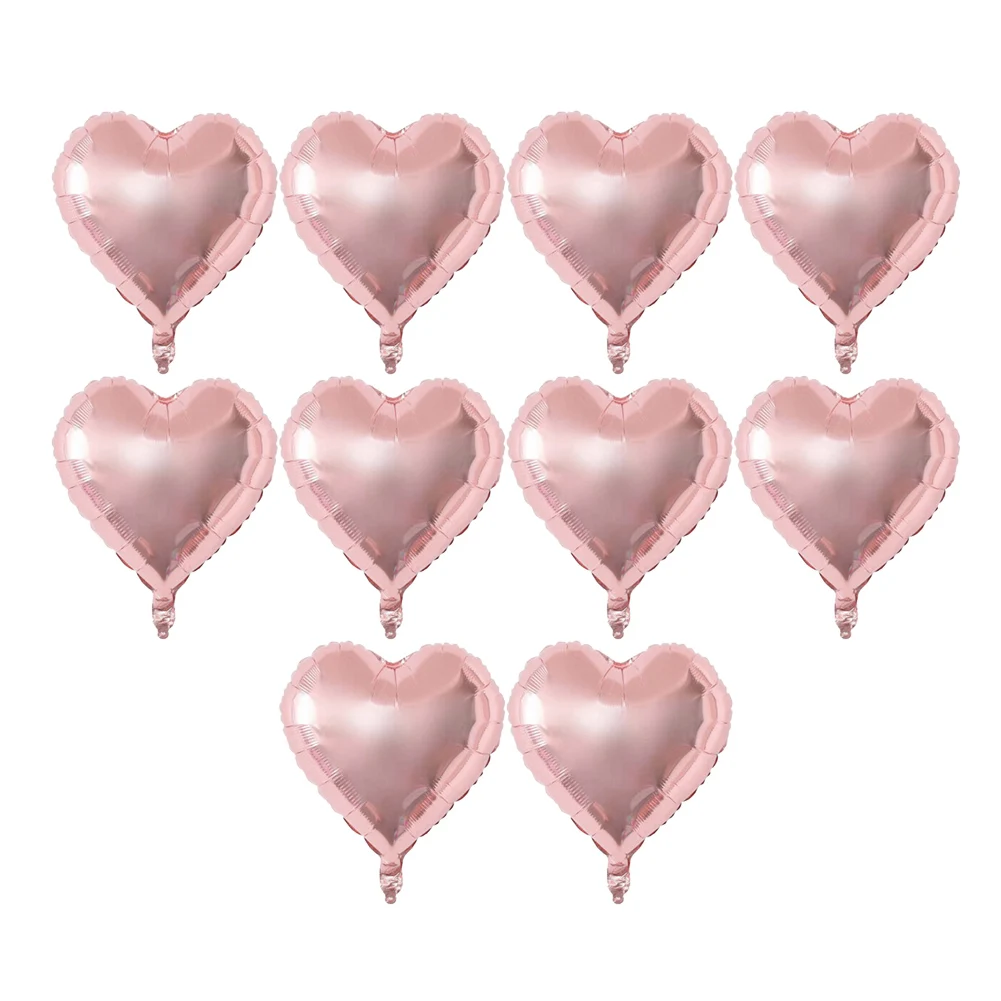 

Воздушные шары из алюминиевой фольги в форме сердца, 18 дюймов, 10 шт.