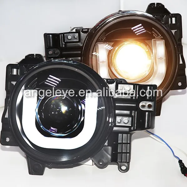 

2007-2014 year For TOYOTA FJ Cruiser LED U Style headlamp Black Housing SN