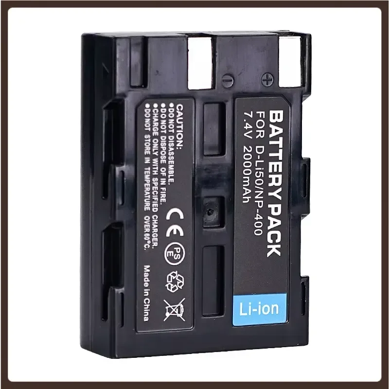 Фото Аккумуляторы 7.4V 2000mAh для Minolta NP-400 A1 A2 A5 A7 A-5D 7D, для Pentax D-LI50 K10D K20 №5
